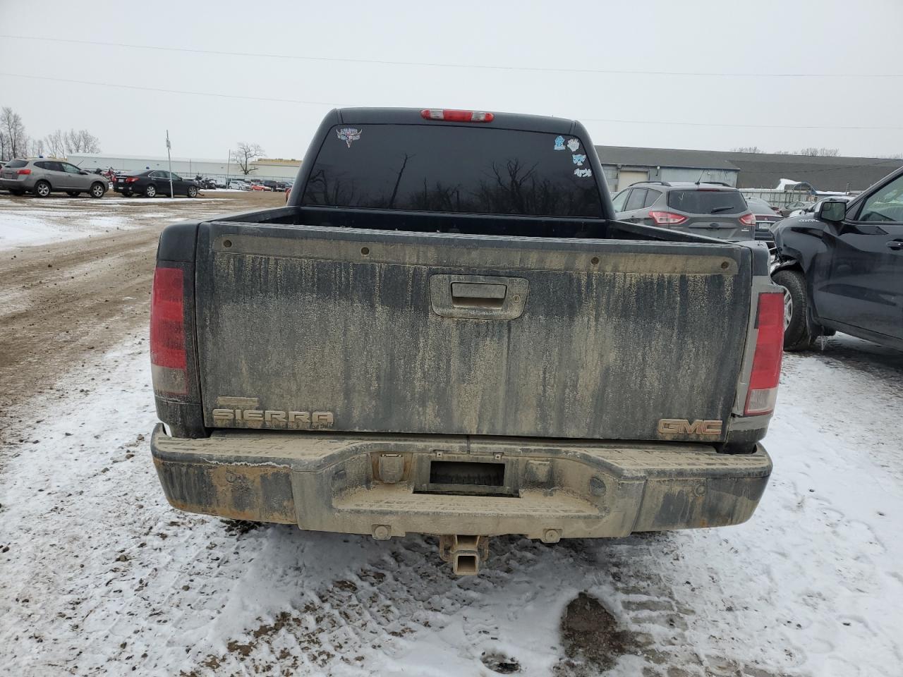 2011 GMC Sierra VIN 3GTP2XE29BG164051 Copart auction photo, rear end damage thumbnail 6