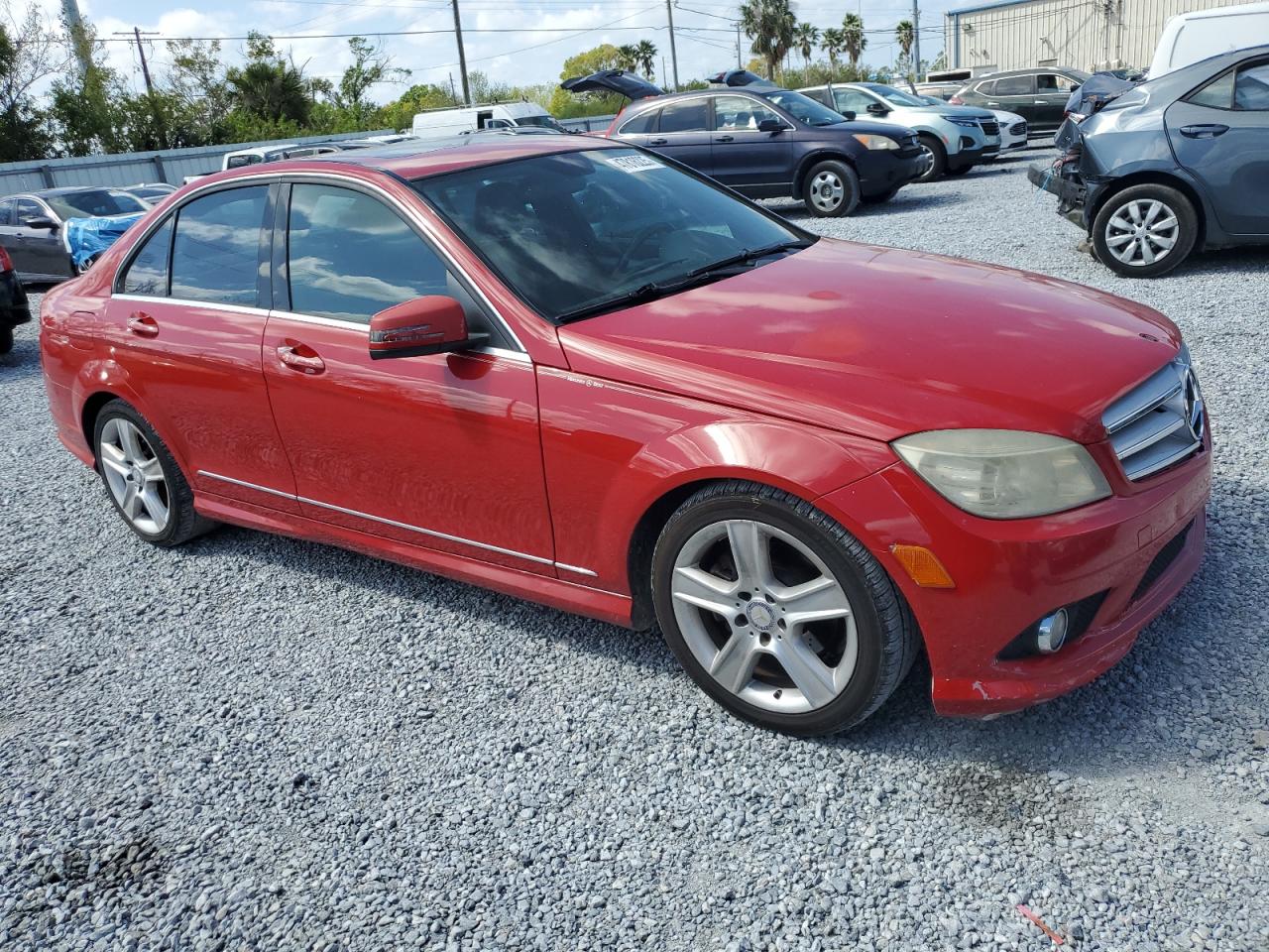 2010 Mercedes-Benz C-klasse VIN WDDGF5EB5AF440501 Copart auction photo, minor dent/scratches damage thumbnail 4