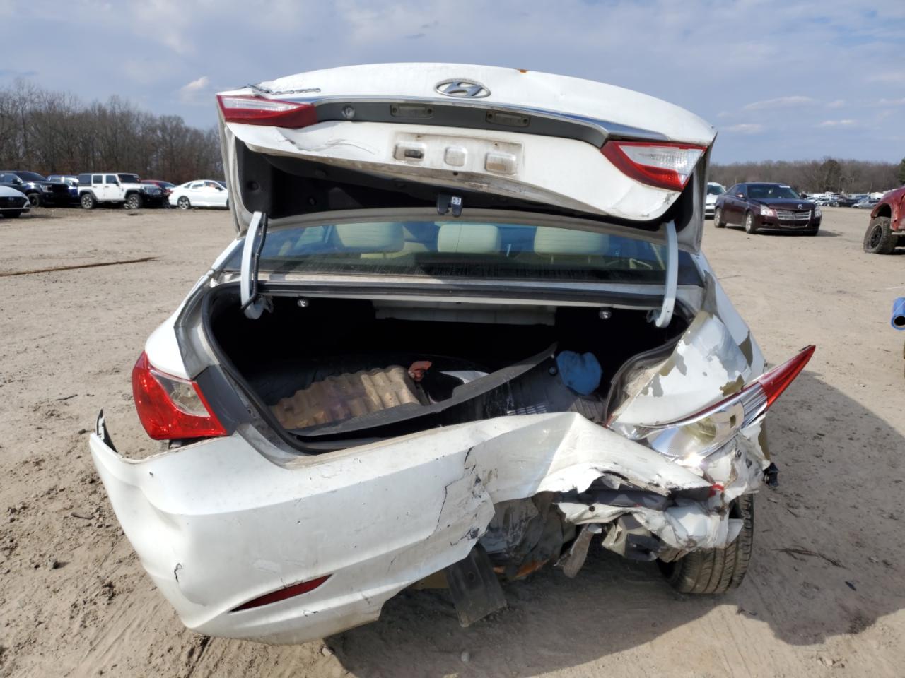 2011 Hyundai Sonata VIN 5NPEB4ACXBH179394 Copart auction photo, rear end / minor dent/scratches damage thumbnail 6