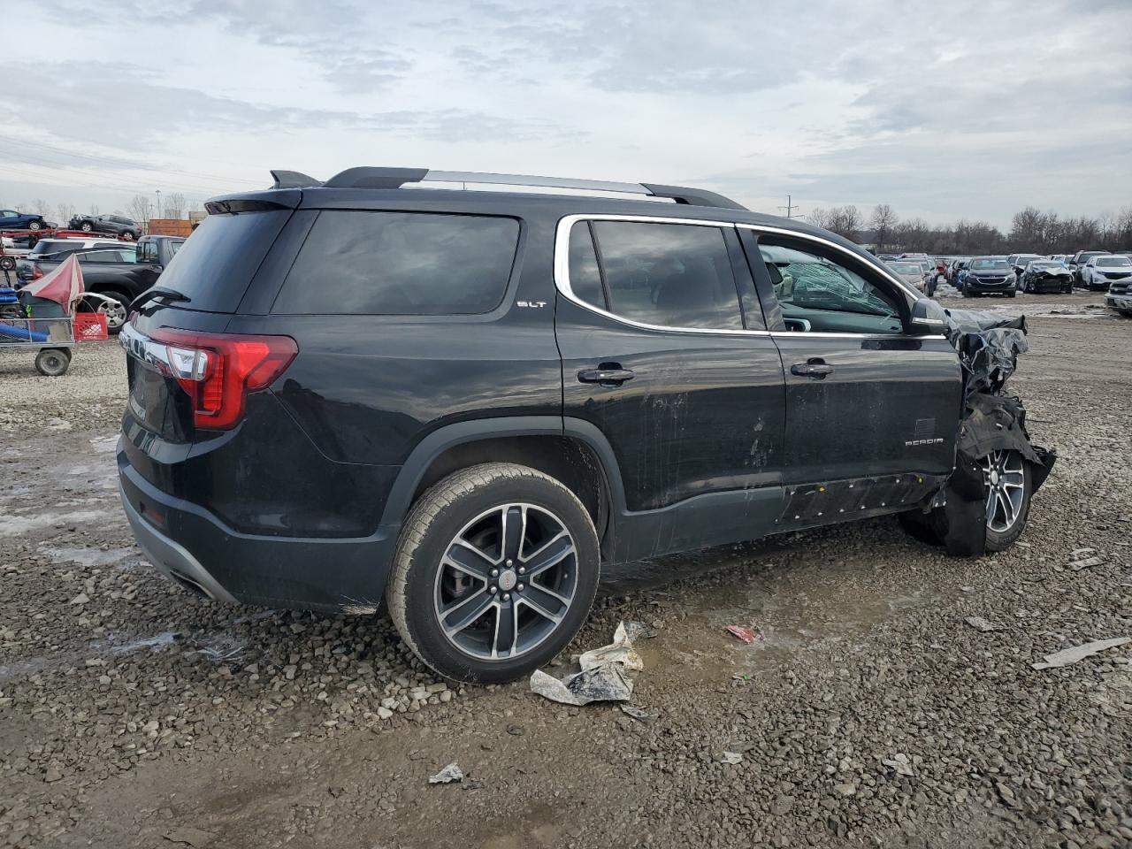 2020 GMC Acadia VIN 1GKKNMLS9LZ221258 Copart auction photo, front end / mechanical damage thumbnail 3