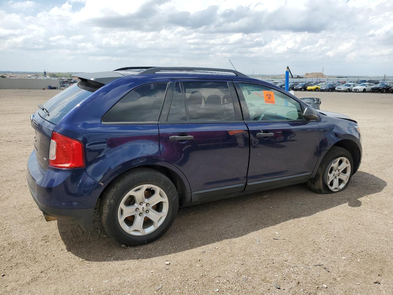 2011 Ford Edge VIN 2FMDK4GC6BBB39484 Copart auction photo, all over / frame damage damage thumbnail 3