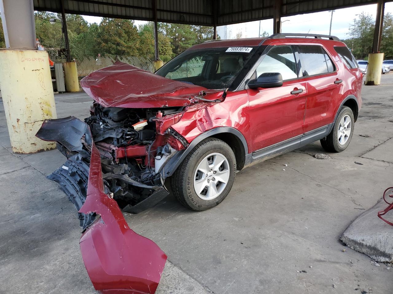 2013 Ford Explorer VIN 1FM5K7B83DGC77424