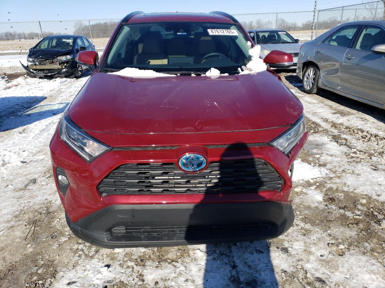 2021 Toyota RAV 4 VIN 4T3B6RFV9MU33H805 Copart auction photo, mechanical / front end damage thumbnail 5