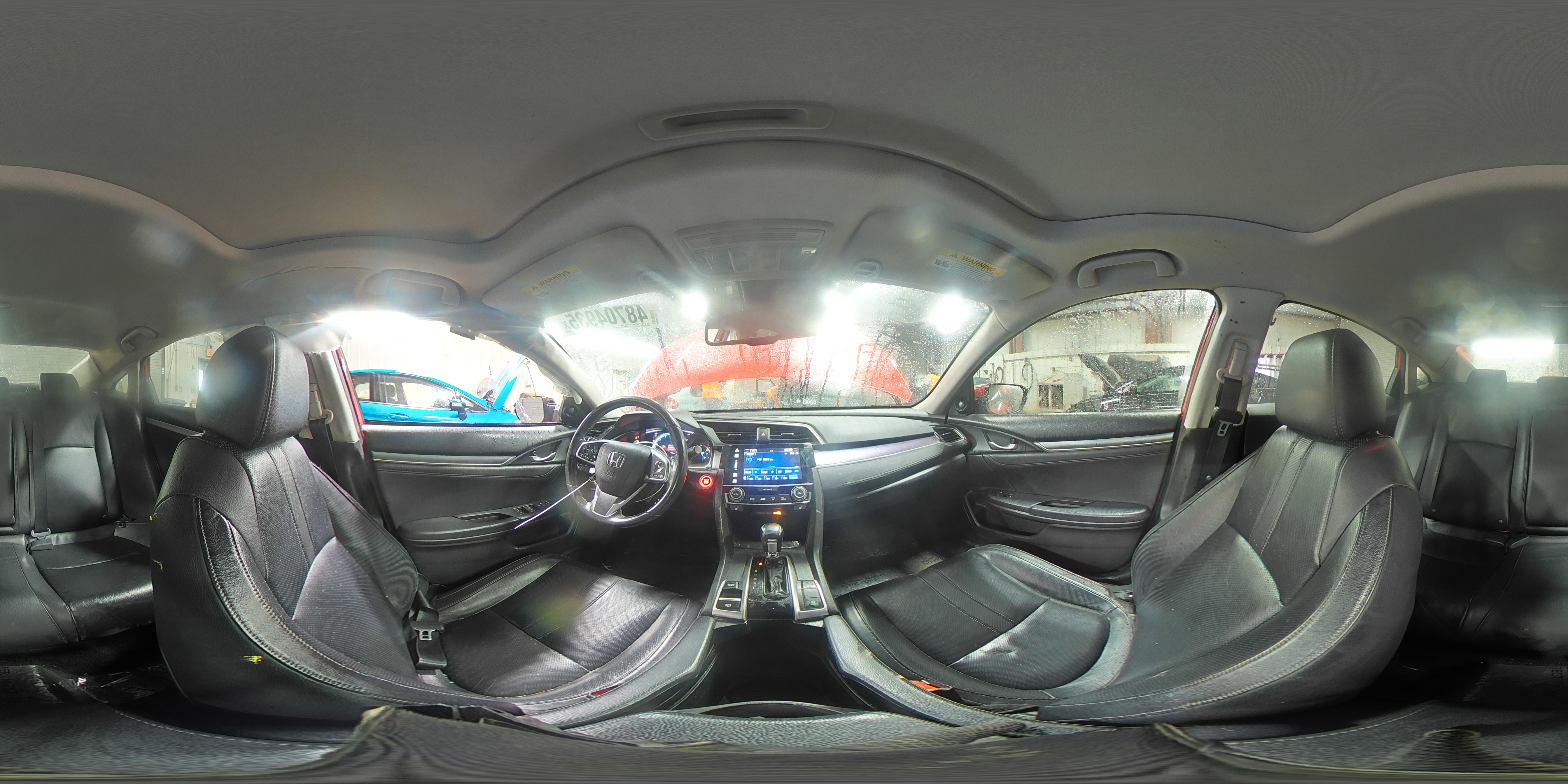 2016 Honda Civic VIN 2HGFC1F92GH632633 Copart auction photo, side damage thumbnail 14