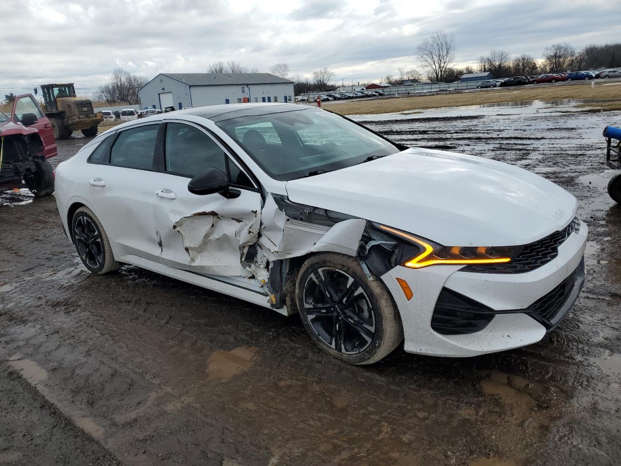 2023 KIA K5 VIN 5XXG64J28PG180275 Copart auction photo, side damage thumbnail 4