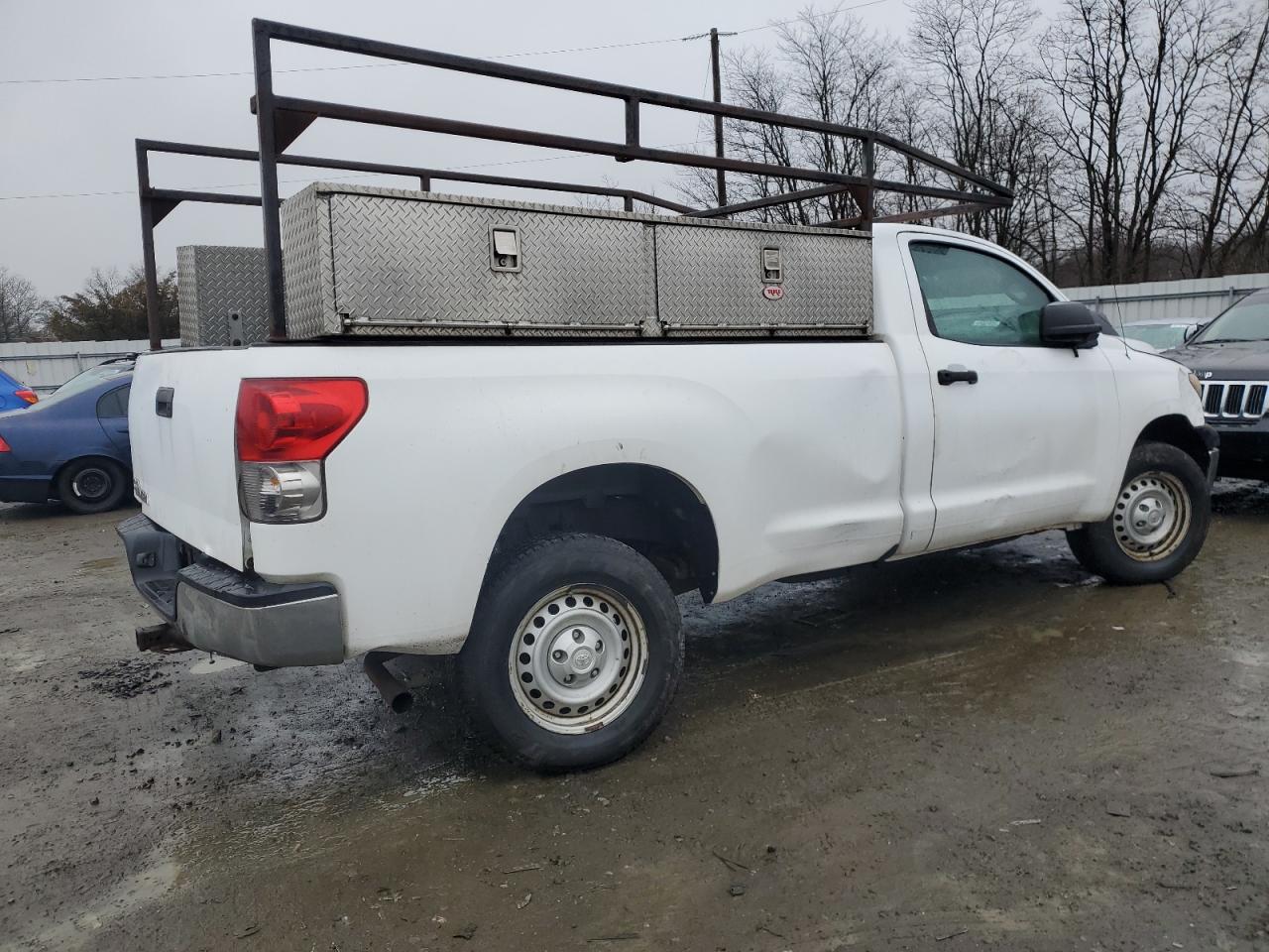 2008 Toyota Tundra VIN 5TFLU521X8X017153 Copart auction photo, side / rear end damage thumbnail 3