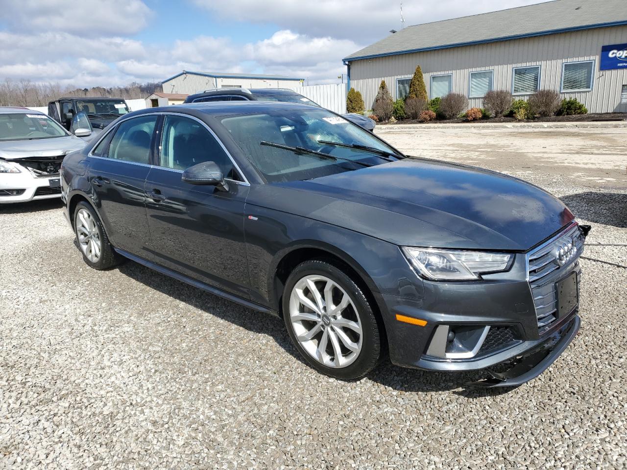 2019 Audi A4 VIN WAUDNAF46KN020212 Copart auction photo, front end damage thumbnail 4