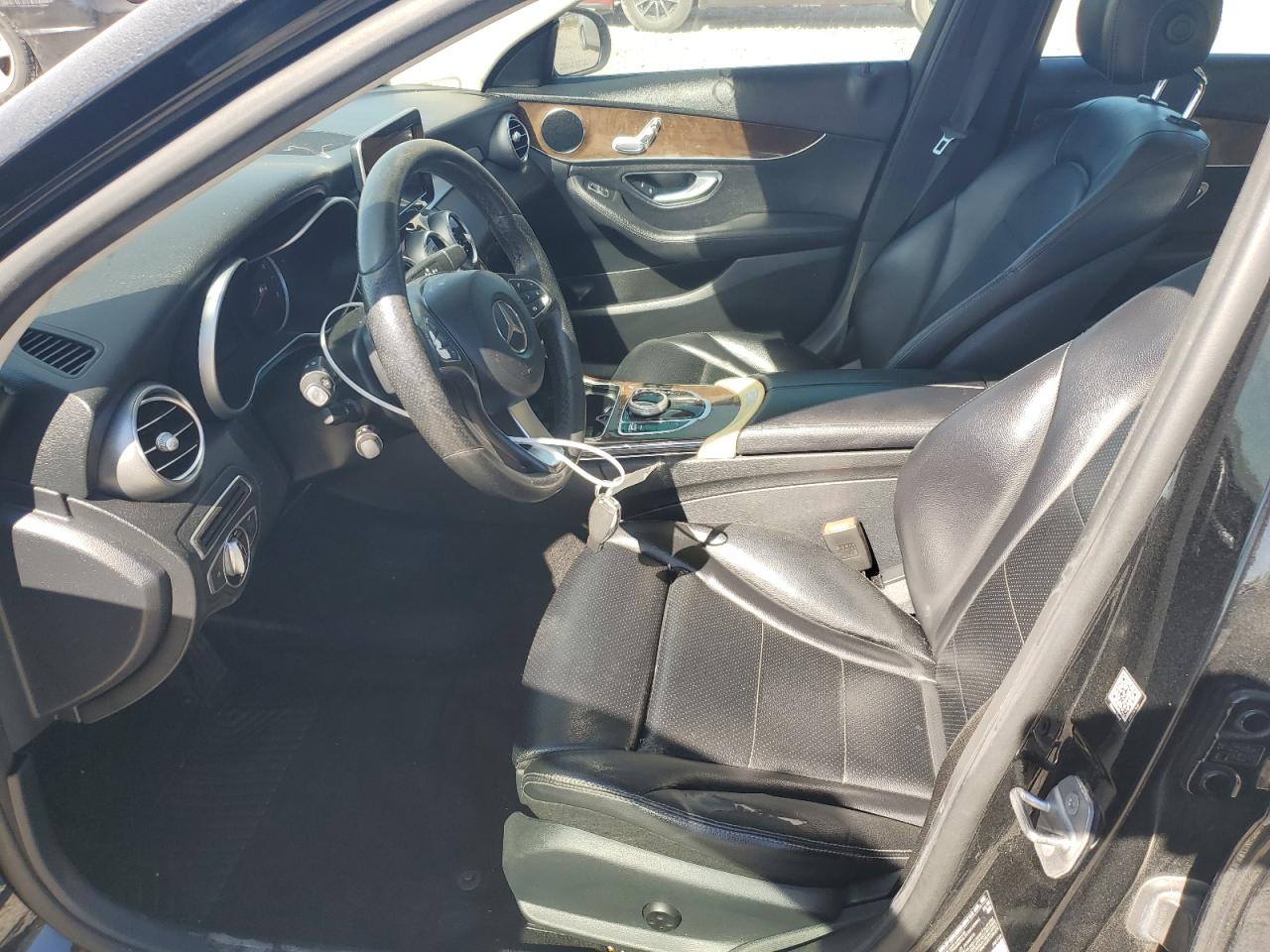 2017 Mercedes-Benz C-klasse VIN 55SWF4JB1HU198177 Copart auction photo, rear end damage thumbnail 7