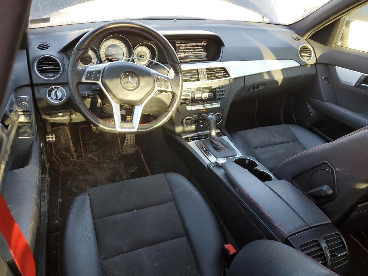 2013 Mercedes-Benz C-klasse VIN WDDGF8ABXDG080213 Copart auction photo, rear end damage thumbnail 8