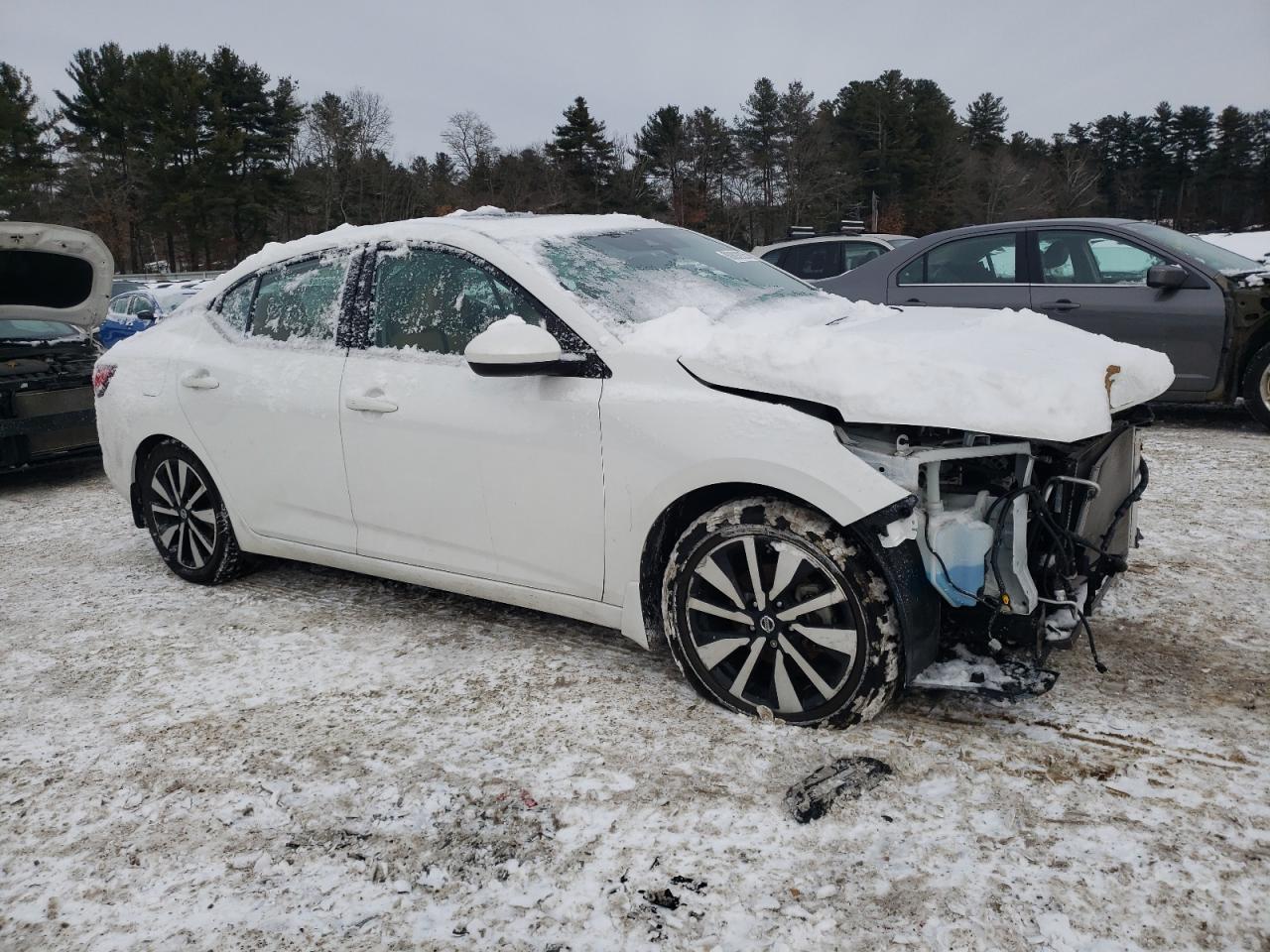 2022 Nissan Sentra VIN 3N1AB8CV8NY207322 Copart auction photo, front end damage thumbnail 4