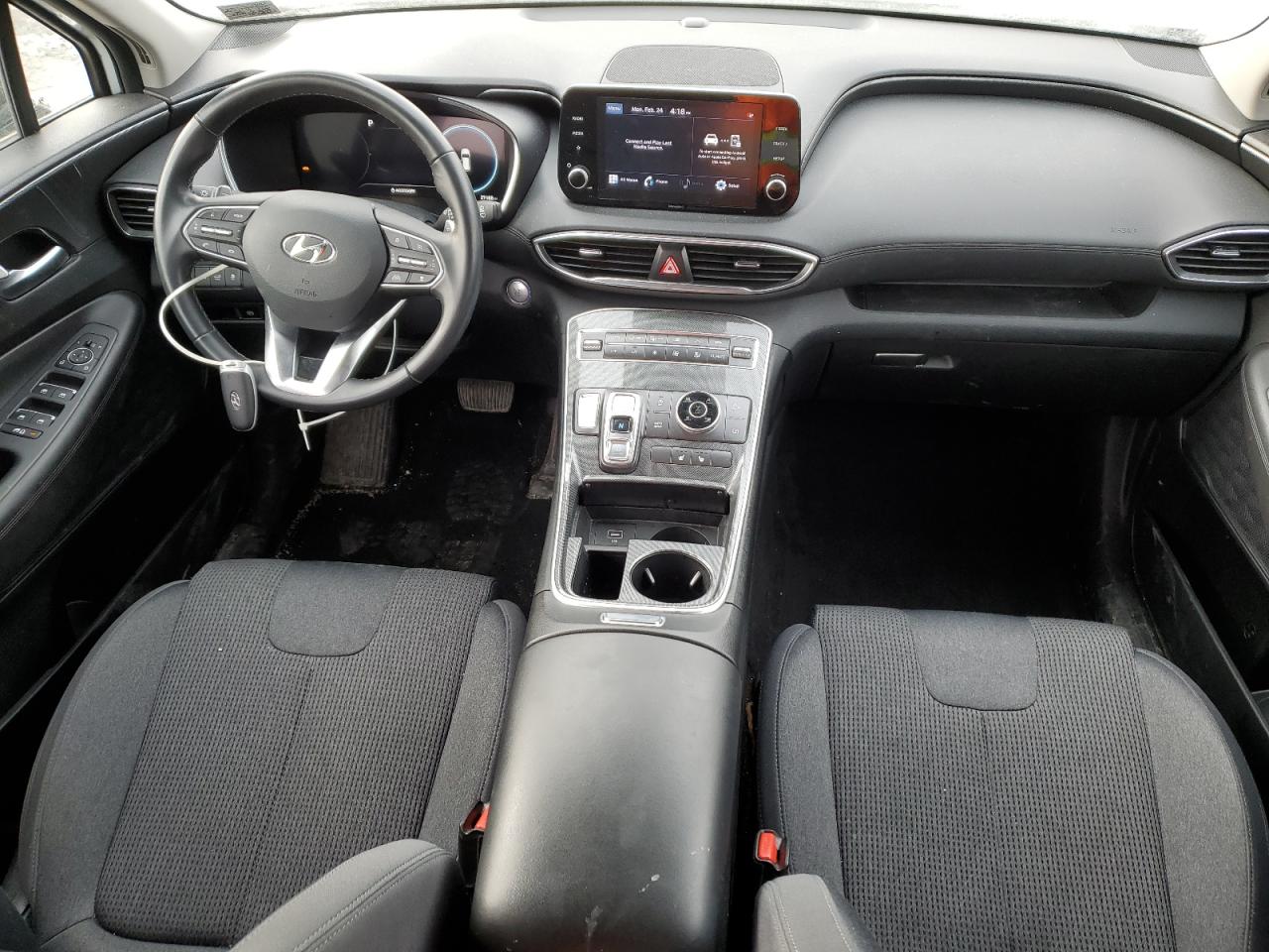 2022 Hyundai Santa Fe VIN 5NMS6DAJ9NH385281 Copart auction photo, front end damage thumbnail 8