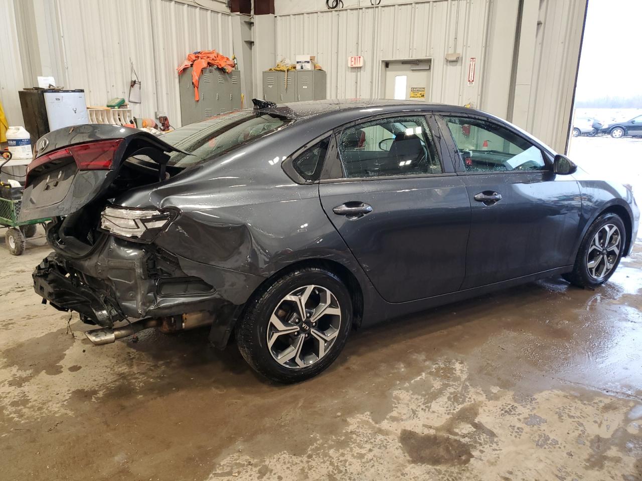 2019 KIA Forte VIN 3KPF24AD3KE011131 Copart auction photo, rear end / side damage thumbnail 3