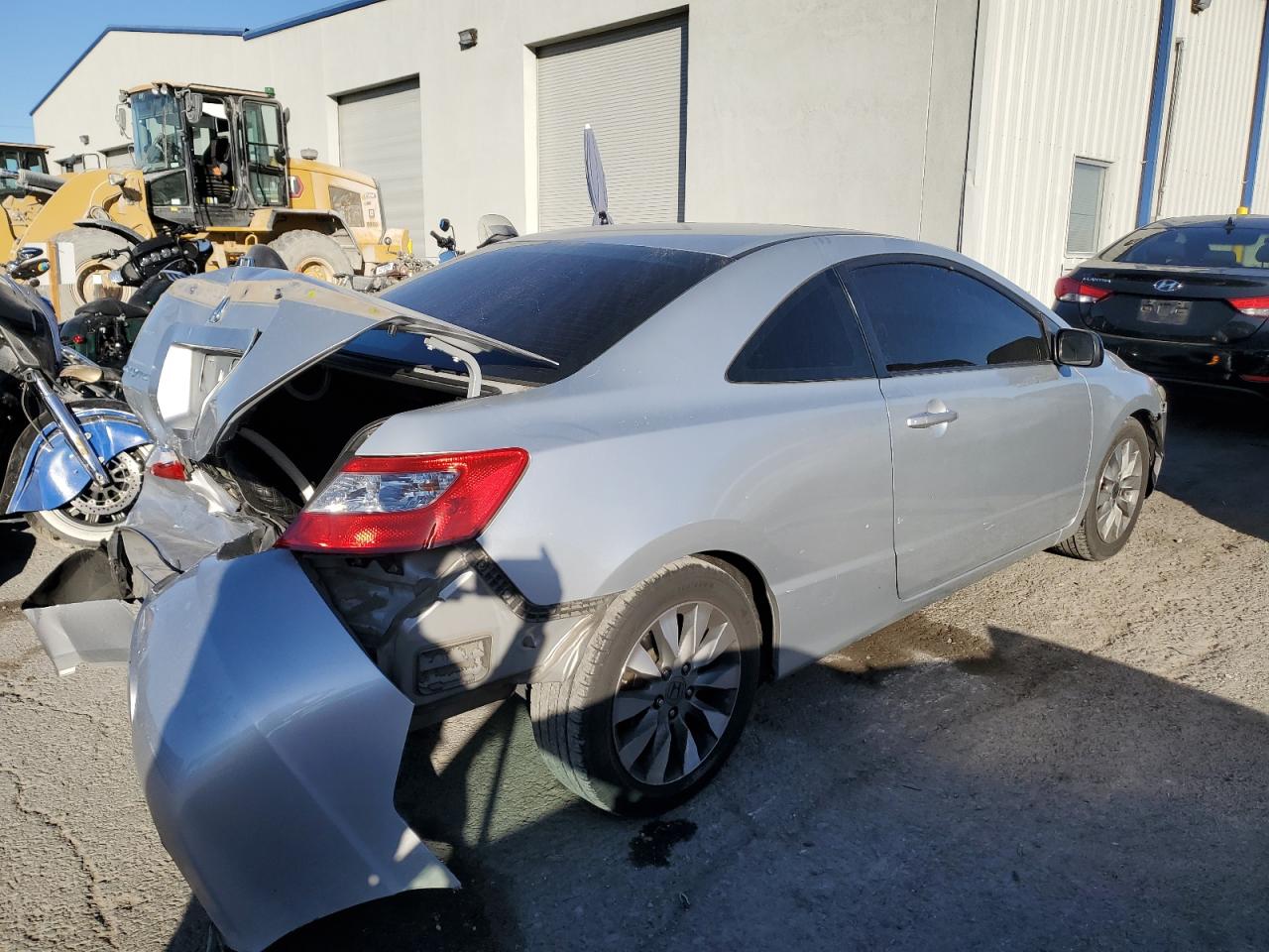 2011 Honda Civic VIN 2HGFG1B8XBH507132 Copart auction photo, rear end damage thumbnail 3