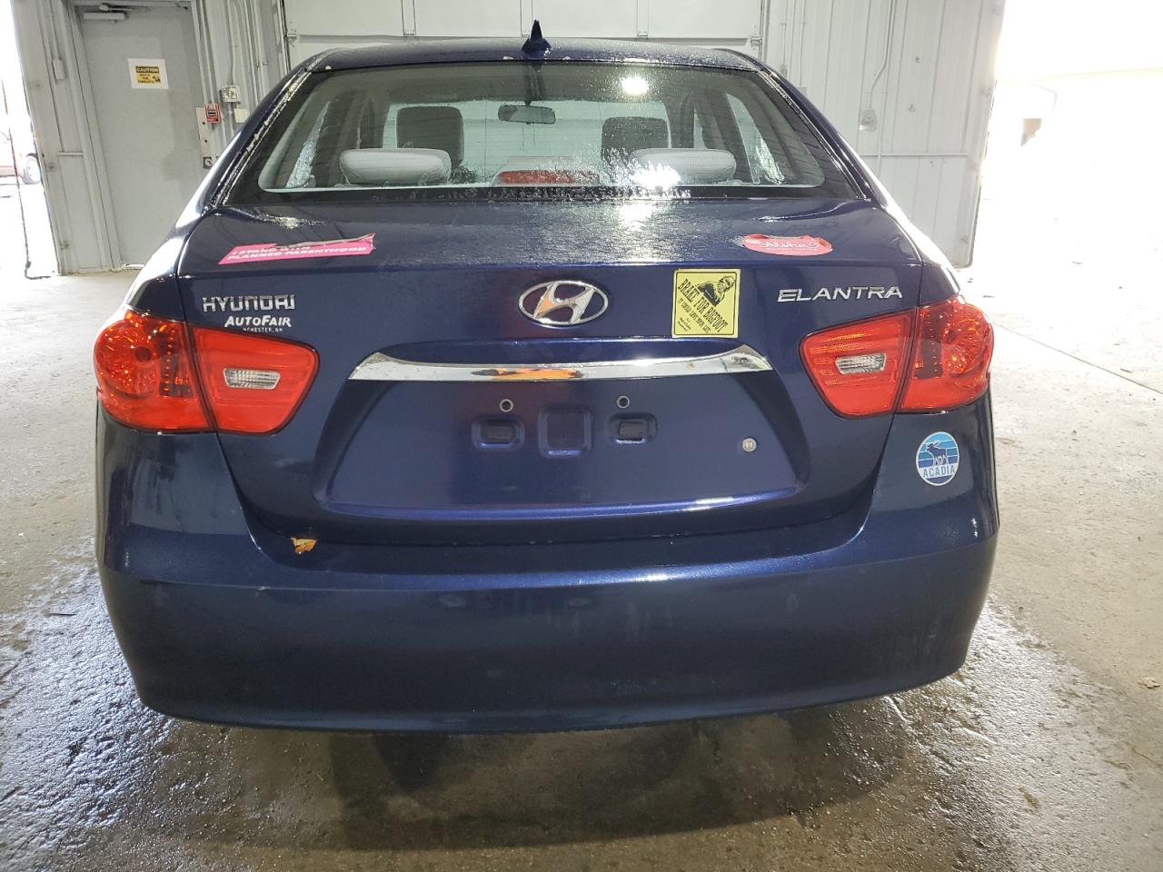 2010 Hyundai Elantra VIN KMHDU4AD3AU144422 Copart auction photo, front end / minor dent/scratches damage thumbnail 6