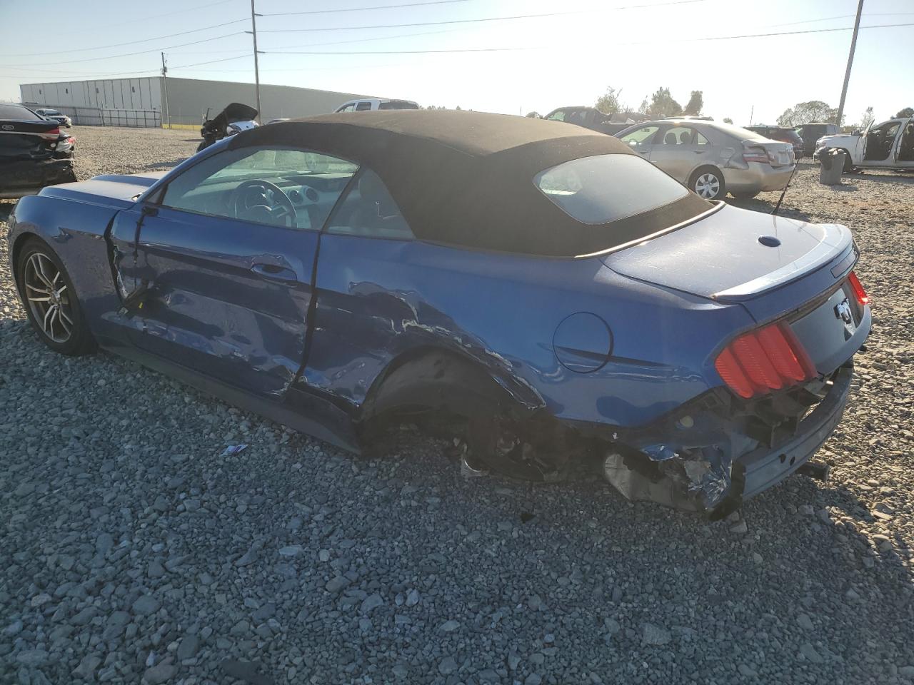 2017 Ford Mustang VIN 1FATP8UHXH5279114 Copart auction photo, side / rear end damage thumbnail 2