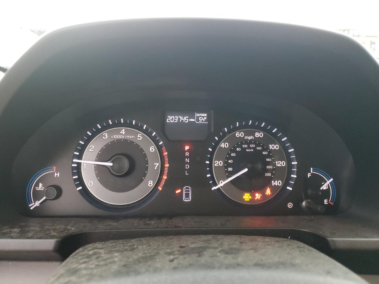 2013 Honda Odyssey VIN 5FNRL5H49DB001674 Copart auction photo, front end damage thumbnail 9