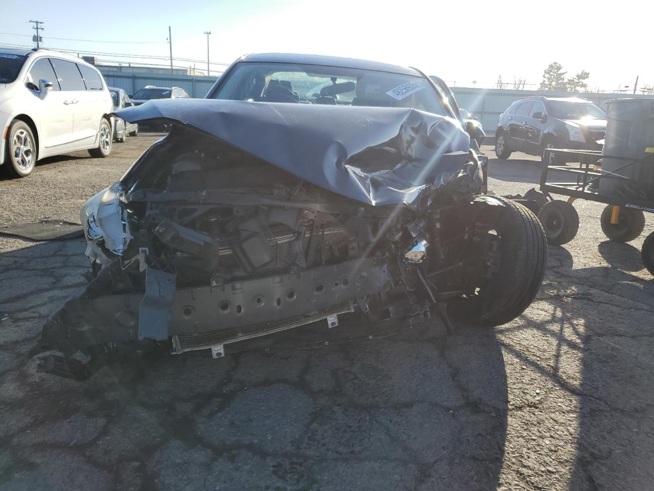 2015 Mazda 3 VIN 3MZBM1U70FM228755 Copart auction photo, front end / side damage thumbnail 5