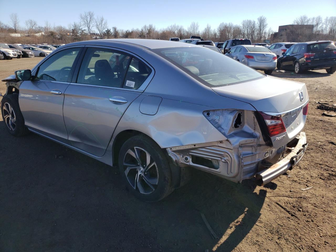 2017 Honda Accord VIN 1HGCR2F39HA245564 Copart auction photo, front end / rear end damage thumbnail 2