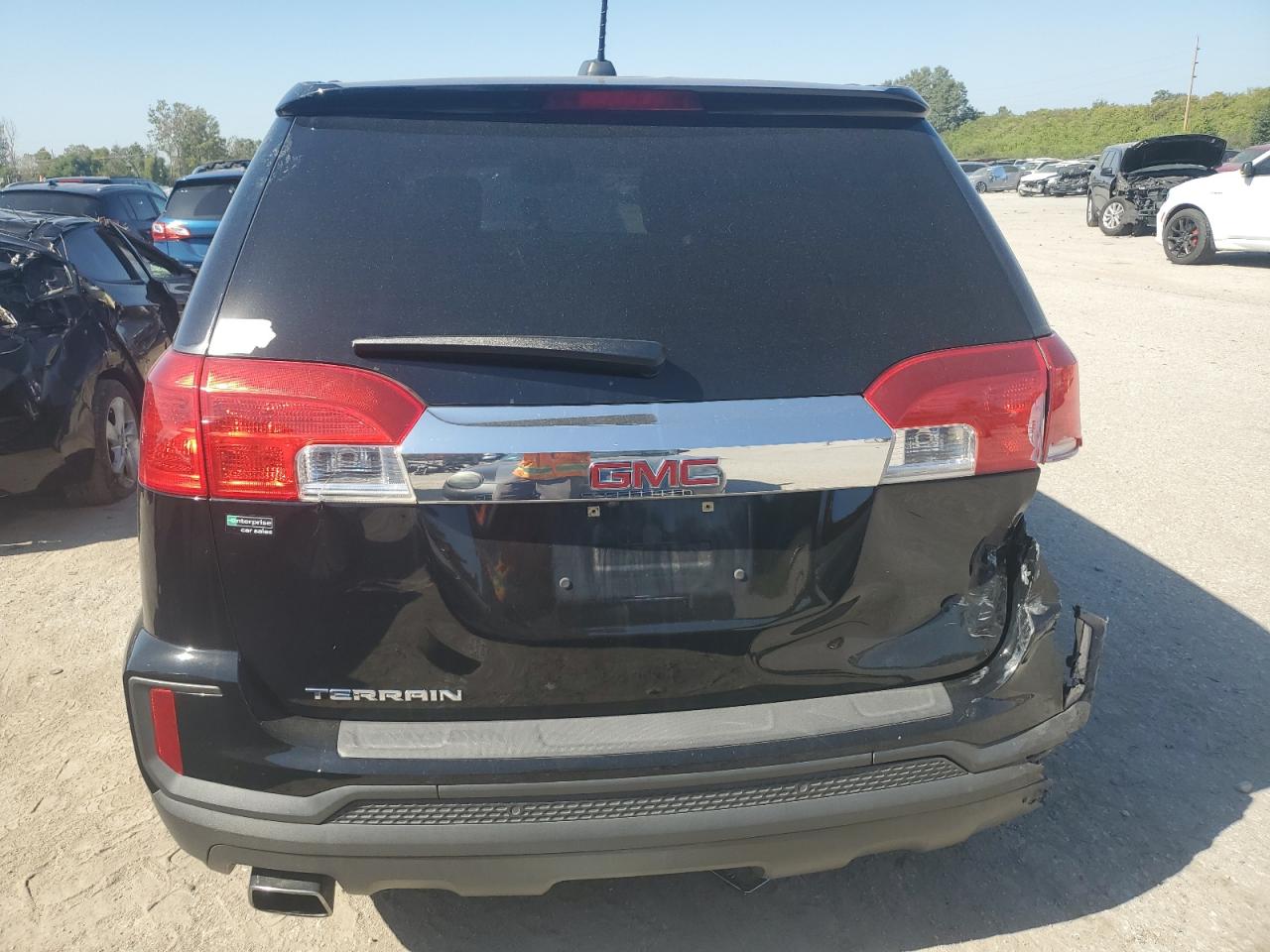 2017 GMC Terrain VIN 2GKALMEK8H6184334 Copart auction photo, side / rear end damage thumbnail 6