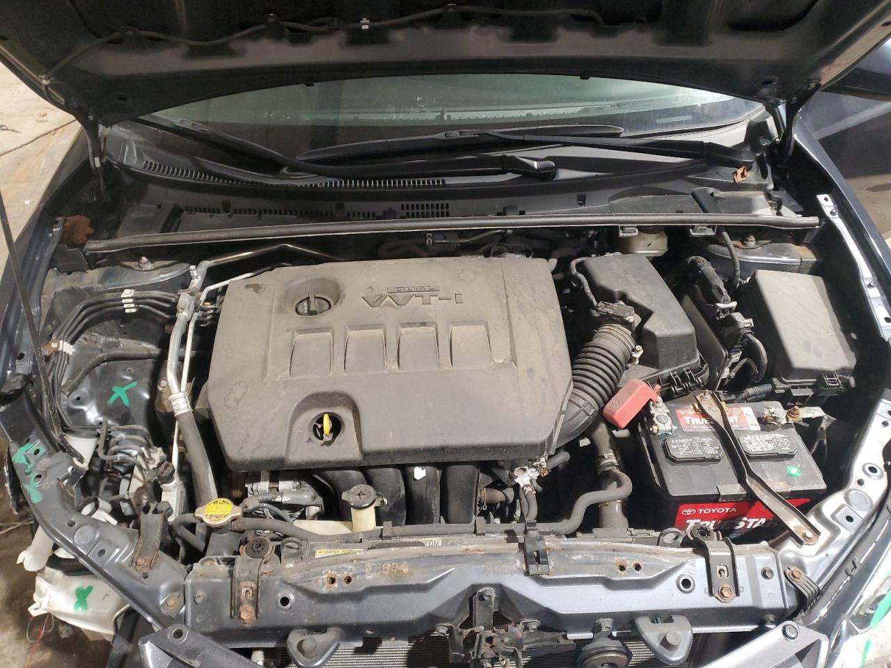 2015 Toyota Corolla VIN 2T1BURHE3FC298236 Copart auction photo, front end / top/roof damage thumbnail 11