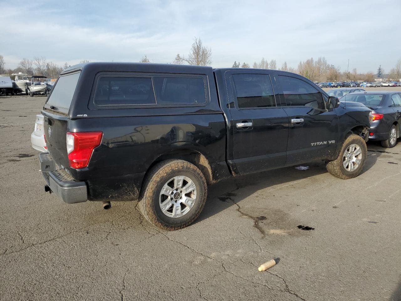 2018 Nissan Titan VIN 1N6AA1EJ6JN516454 Copart auction photo, all over damage thumbnail 3
