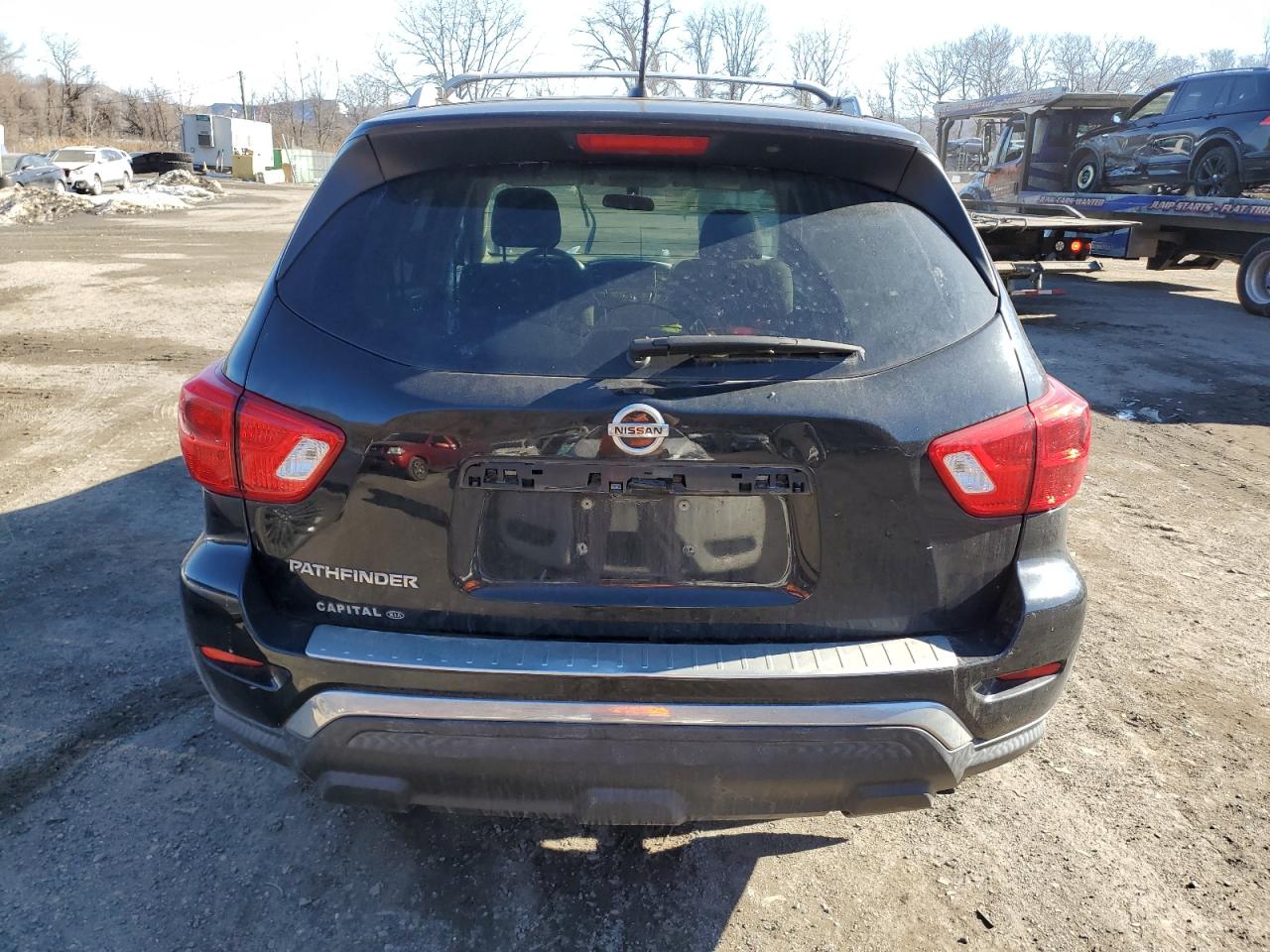 2018 Nissan Pathfinder VIN 5N1DR2MN5JC608035 Copart auction photo, undercarriage / front end damage thumbnail 6