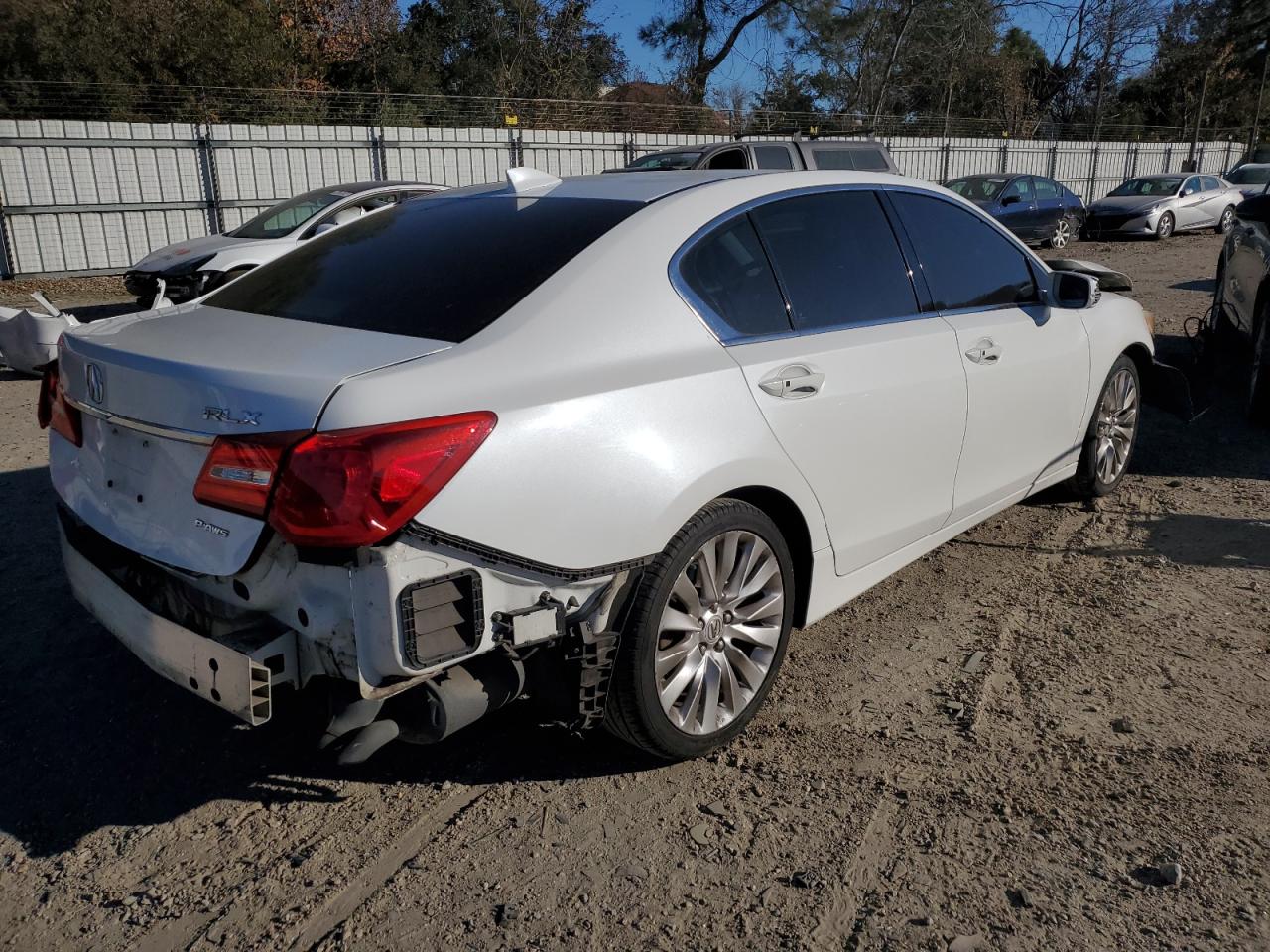 2014 Acura RLX VIN JH4KC1F54EC000791 Copart auction photo, front end damage thumbnail 3