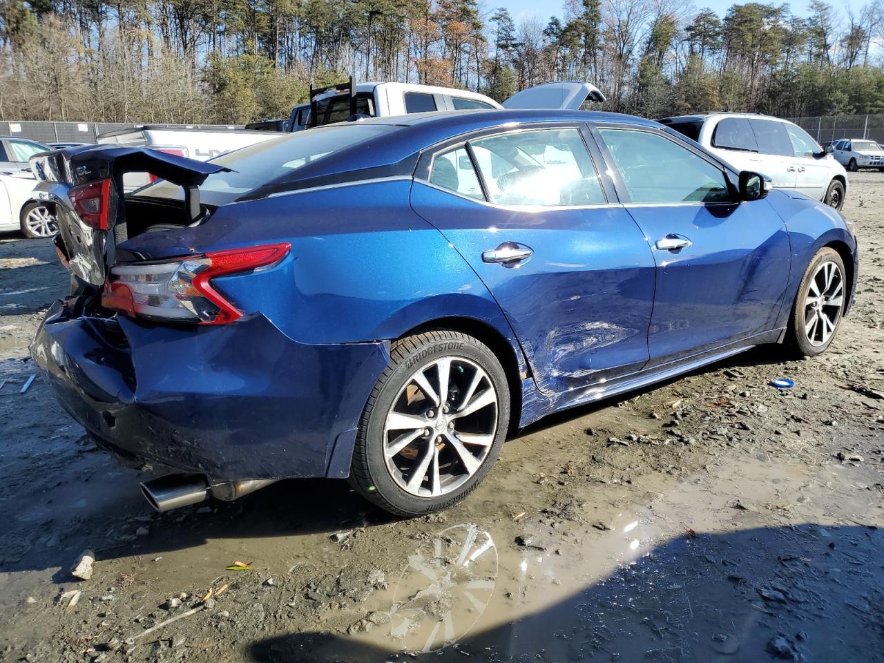 2017 Nissan Maxima VIN 1N4AA6APXHC439318 Copart auction photo, rear end damage thumbnail 3