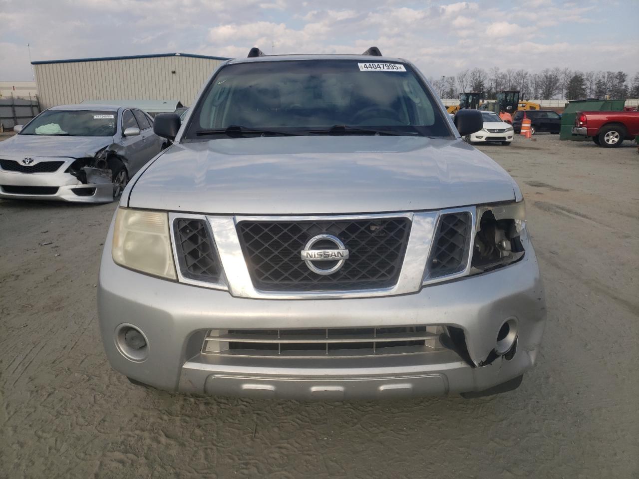 2010 Nissan Pathfinder VIN 5N1AR1NN1AC608402 Copart auction photo, front end / minor dent/scratches damage thumbnail 5