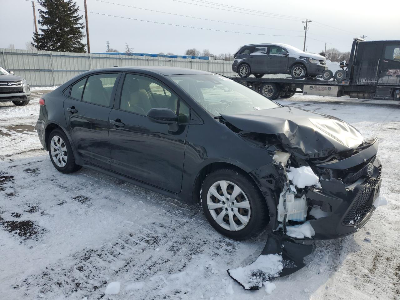 2021 Toyota Corolla VIN JTDEPMAE7MJ120896 Copart auction photo, front end damage thumbnail 4