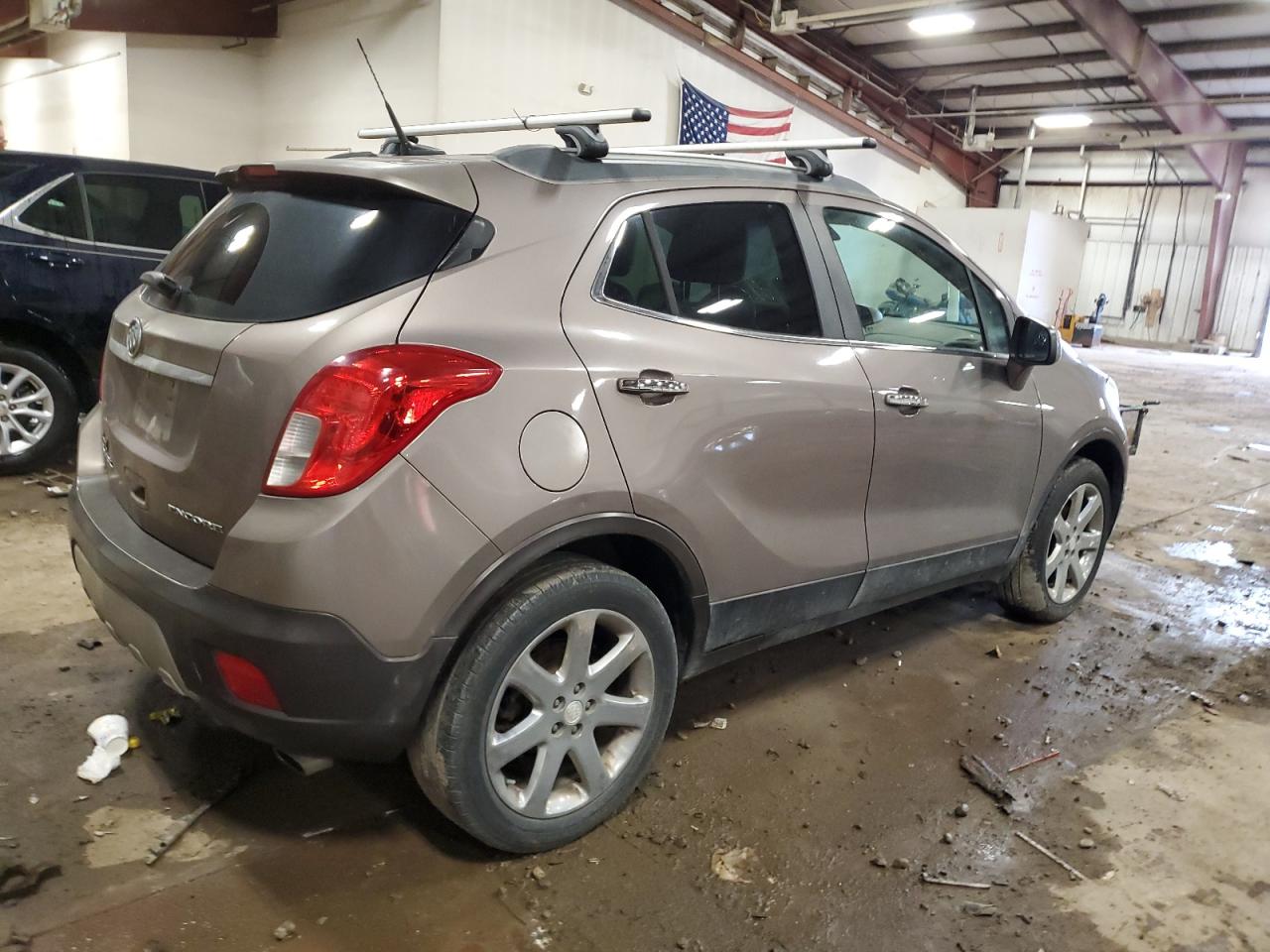 2013 Buick Encore VIN KL4CJCSB5DB212052 Copart auction photo, front end / mechanical damage thumbnail 3