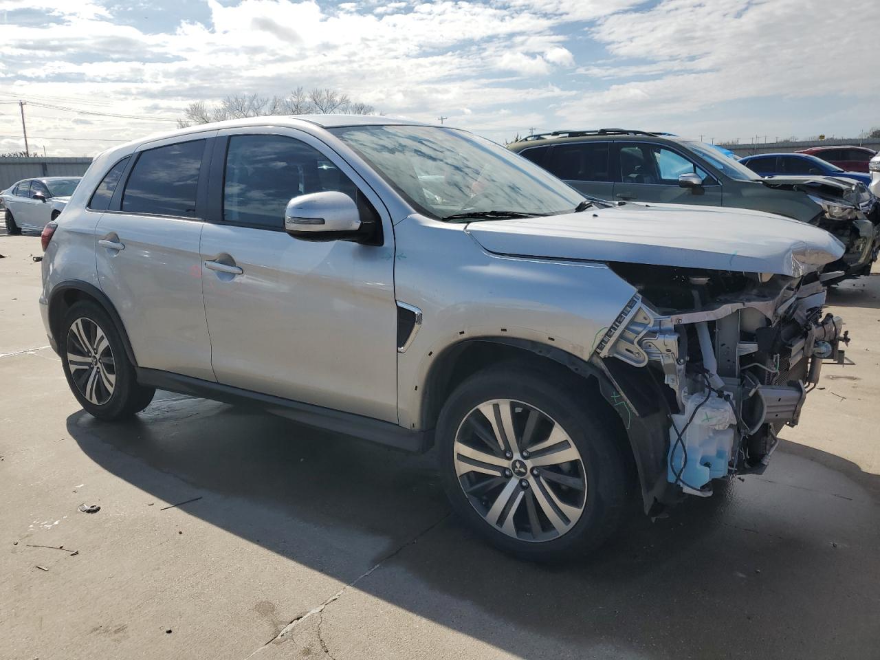 2020 Mitsubishi Outlander VIN JA4AP4AU0LU022998 Copart auction photo, front end damage thumbnail 4