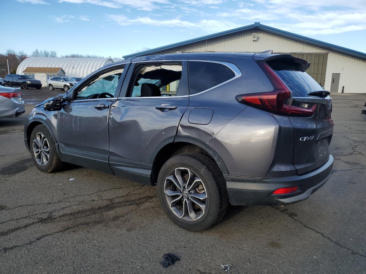2020 Honda CR-V VIN 2HKRW2H56LH675487 Copart auction photo, rollover damage thumbnail 2