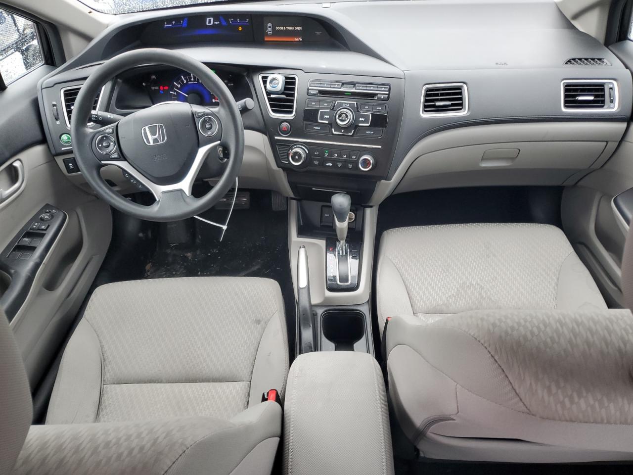 2015 Honda Civic VIN 19XFB2F55FE079667 Copart auction photo, rear end / side damage thumbnail 8