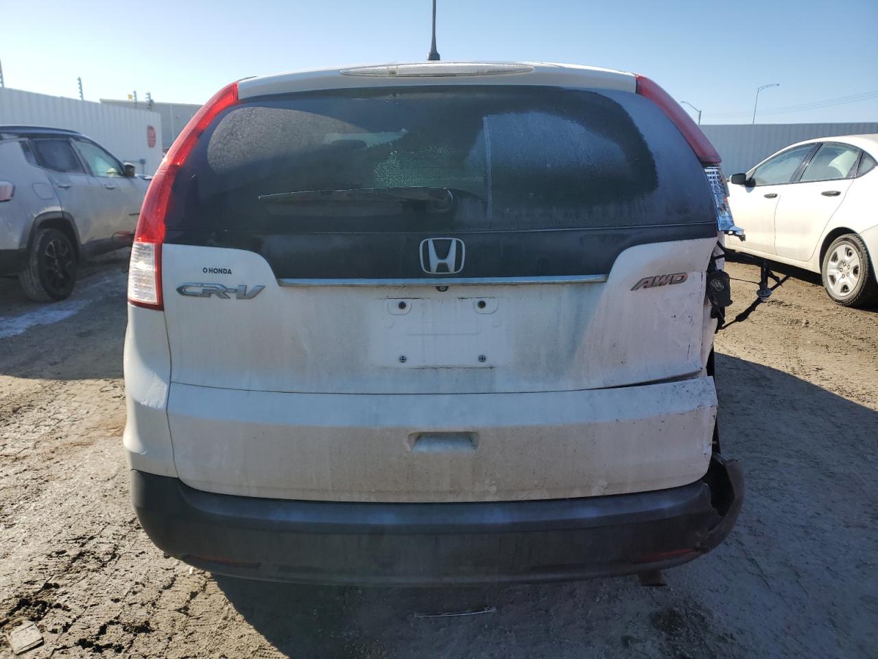 2013 Honda CR-V VIN 2HKRM4H31DH122585 Copart auction photo, front end / rear end damage thumbnail 6