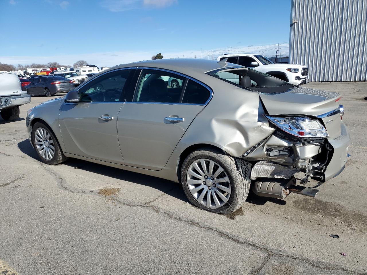 2013 Buick Regal VIN 2G4GS5EV8D9143537 Copart auction photo, rear end damage thumbnail 2