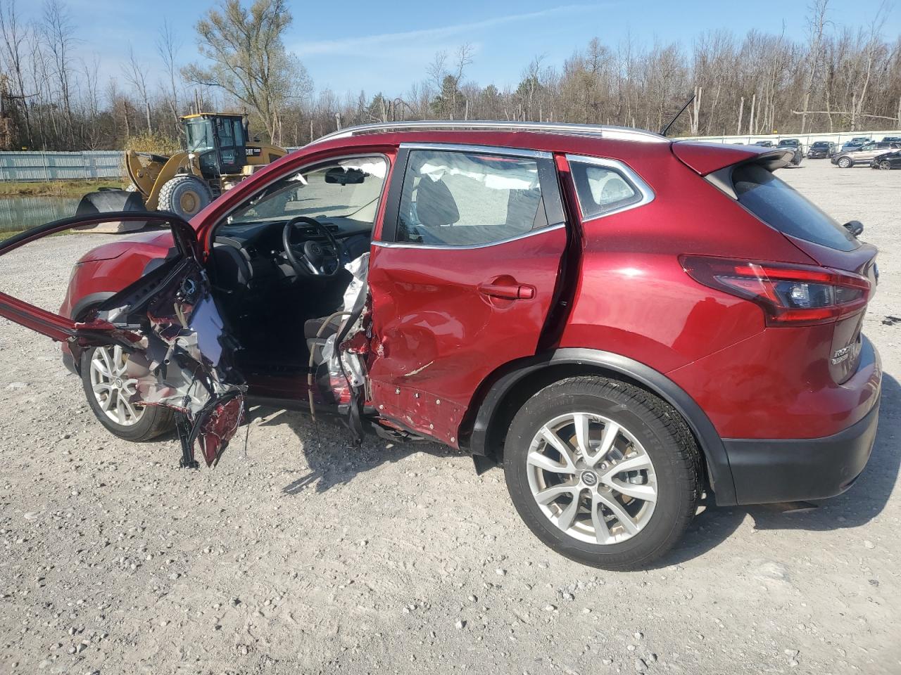 2020 Nissan Rogue VIN JN1BJ1CW4LW371047 Copart auction photo, side damage thumbnail 2