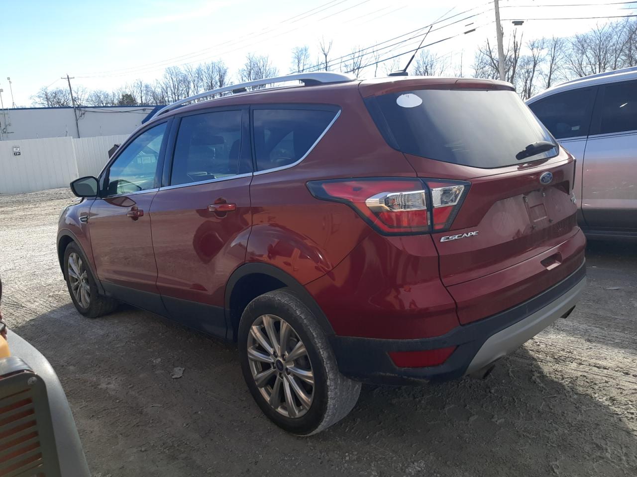 2017 Ford Escape VIN 1FMCU0JD7HUA91142 Copart auction photo, front end / undercarriage damage thumbnail 2