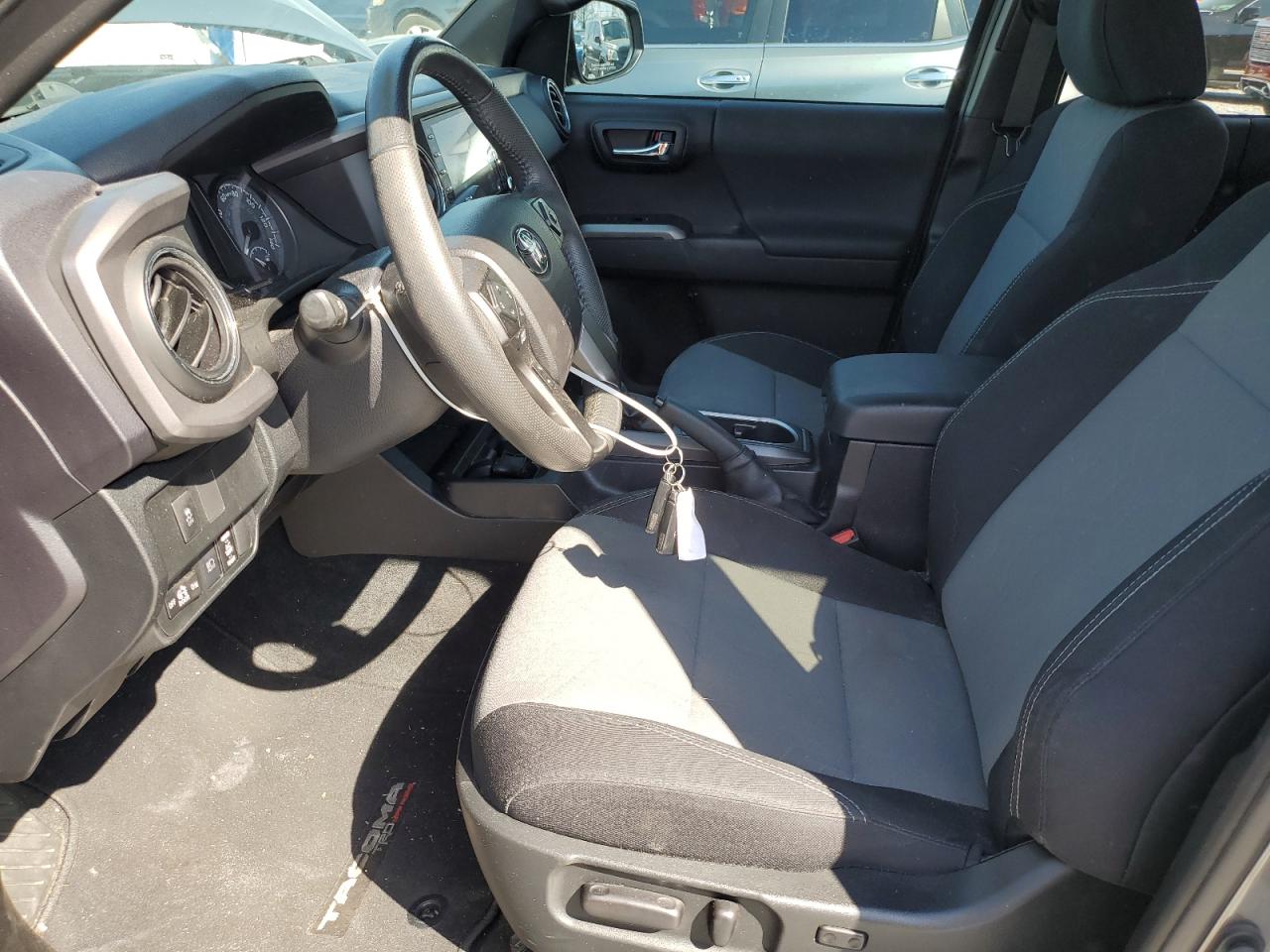 2021 Toyota Tacoma VIN 3TYCZ5AN0MT012876 Copart auction photo, rear end damage thumbnail 7