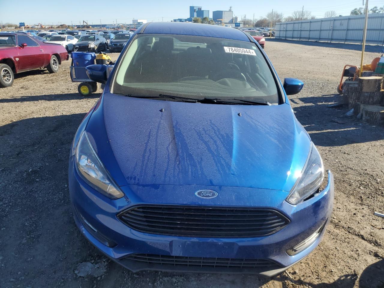 2018 Ford Focus VIN 1FADP3F28JL331020 Copart auction photo, front end / undercarriage damage thumbnail 5