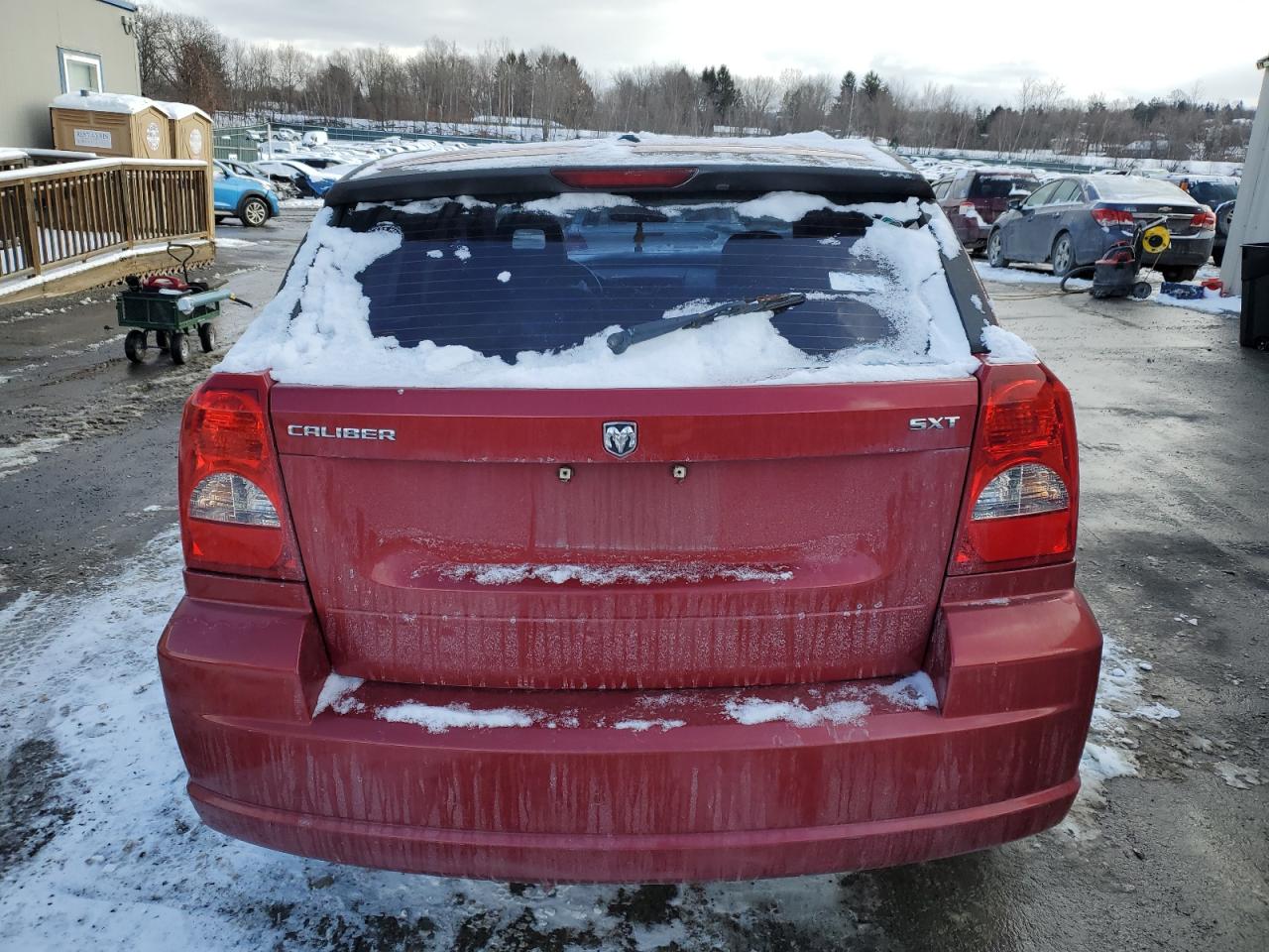 2007 Dodge Caliber VIN 1B3HB48B47D158632 Copart auction photo, front end / side damage thumbnail 6