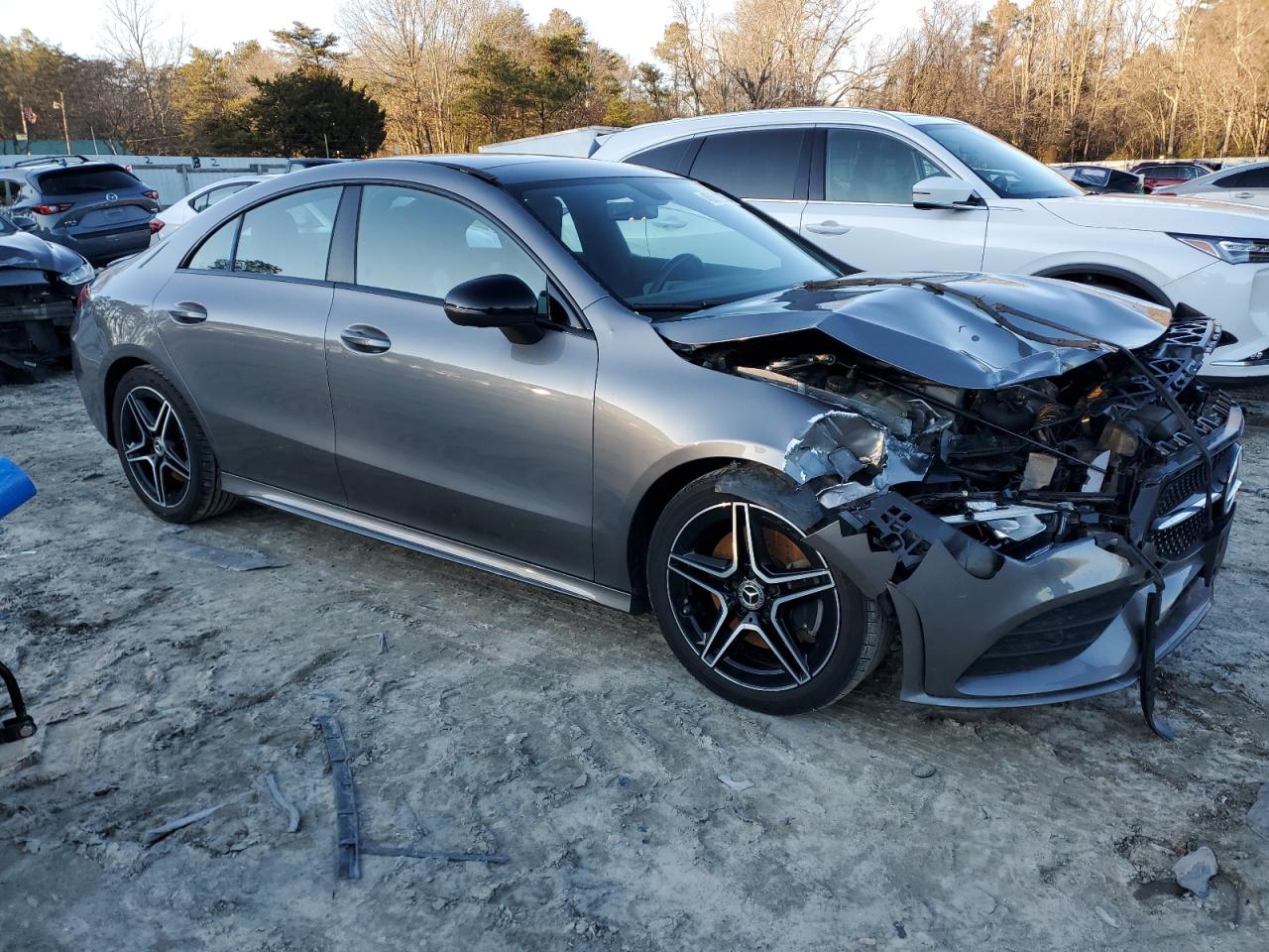 2020 Mercedes-Benz CLA-klasse VIN W1K5J4HB2LN117530 Copart auction photo, front end damage thumbnail 4