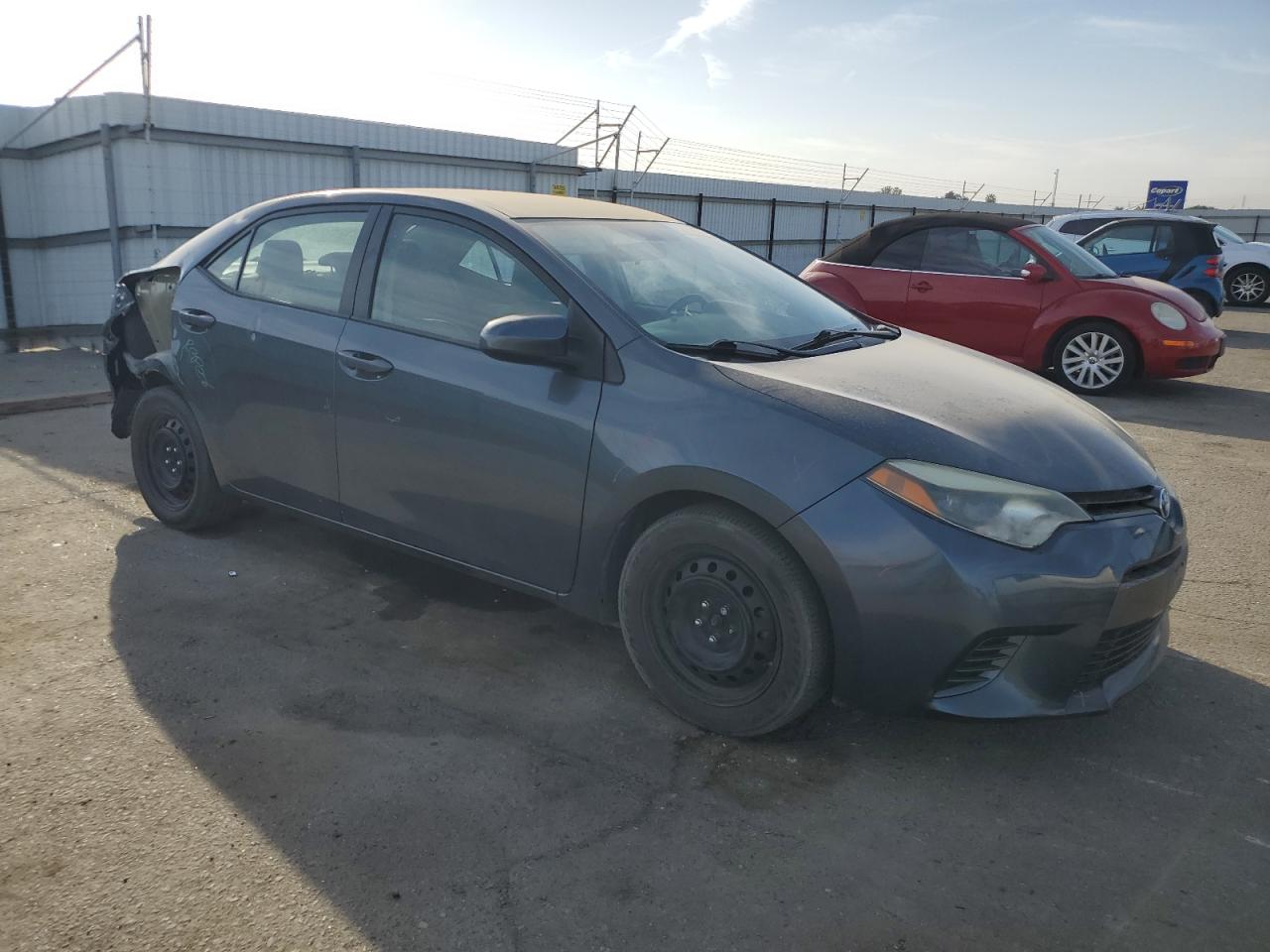 2015 Toyota Corolla VIN 2T1BURHE0FC339521 Copart auction photo, rear end damage thumbnail 4