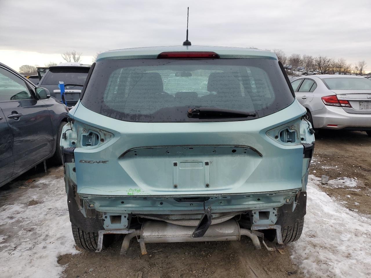 2013 Ford Escape VIN 1FMCU0F77DUB28946 Copart auction photo, rear end / front end damage thumbnail 6