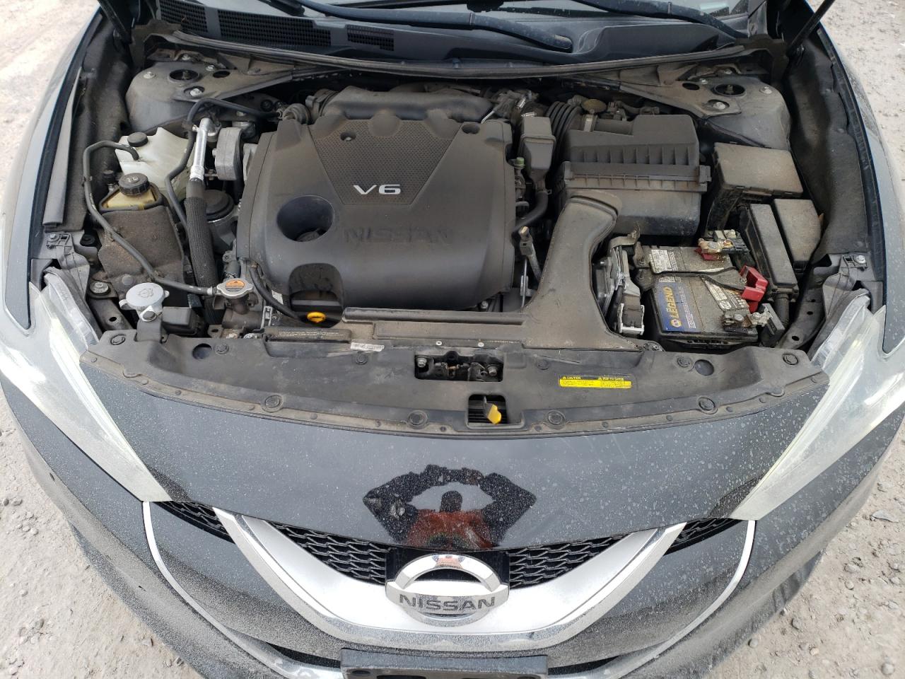 2017 Nissan Maxima VIN 1N4AA6AP1HC455200 Copart auction photo, rear end / front end damage thumbnail 11