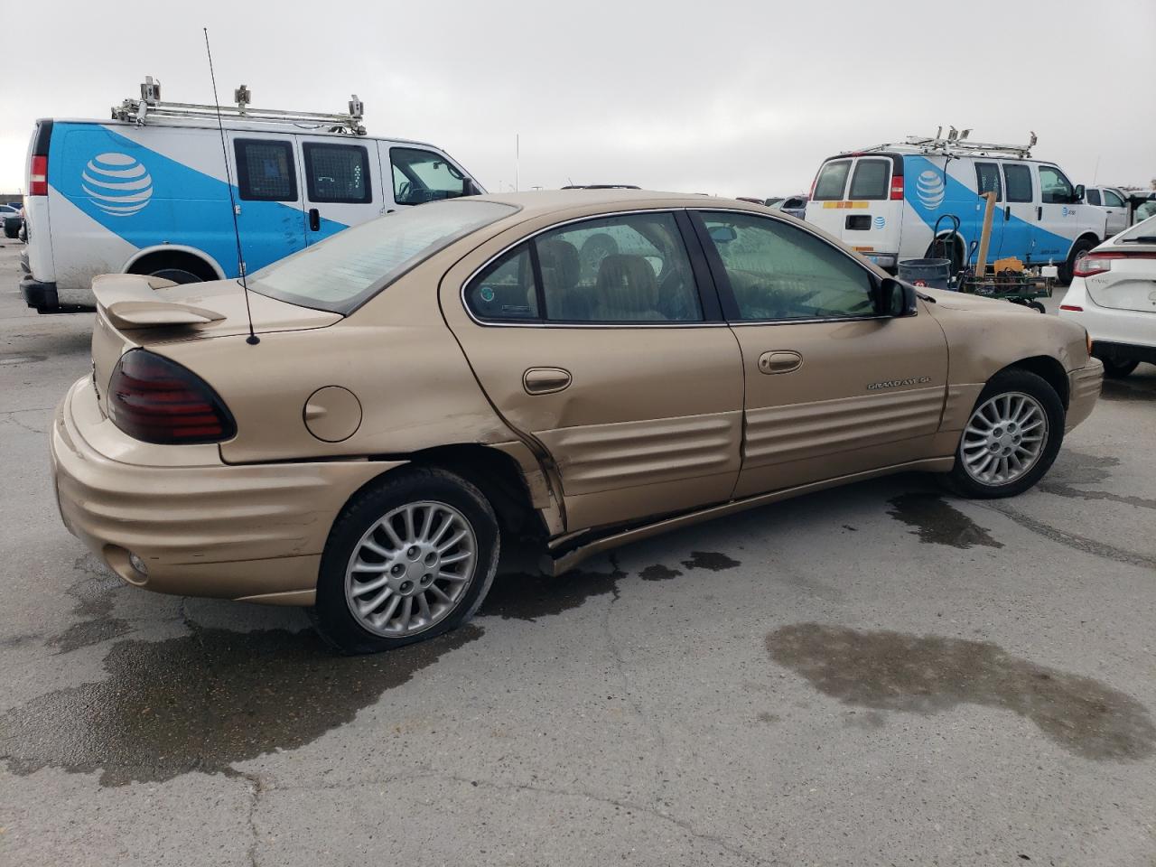 1999 Pontiac Grand AM VIN 1G2NE52T2XM869508 Copart auction photo, rear end / side damage thumbnail 3