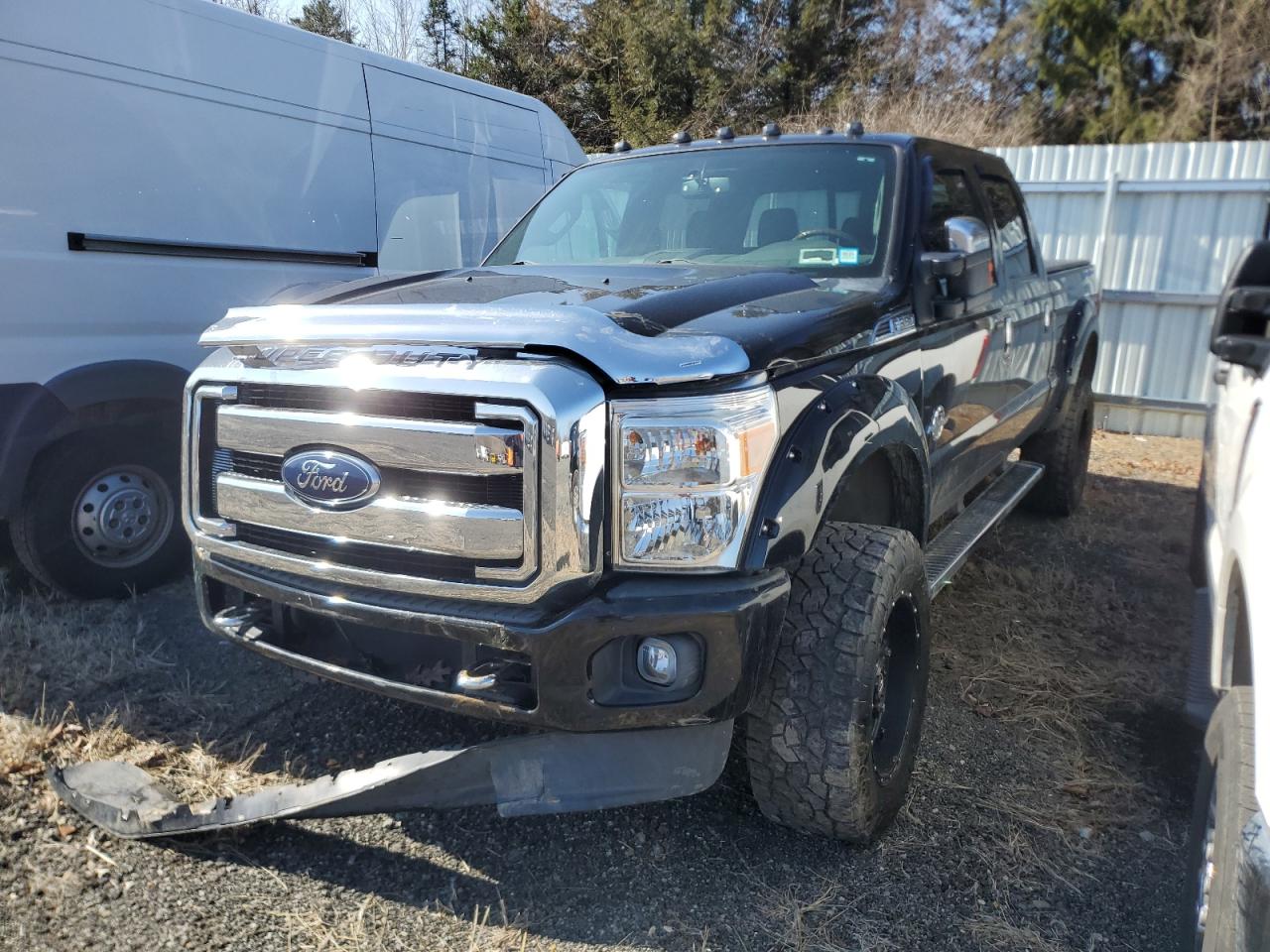 2016 Ford F350 VIN 1FT8W3BT0GEB71726 Copart auction photo, front end / side damage thumbnail 2