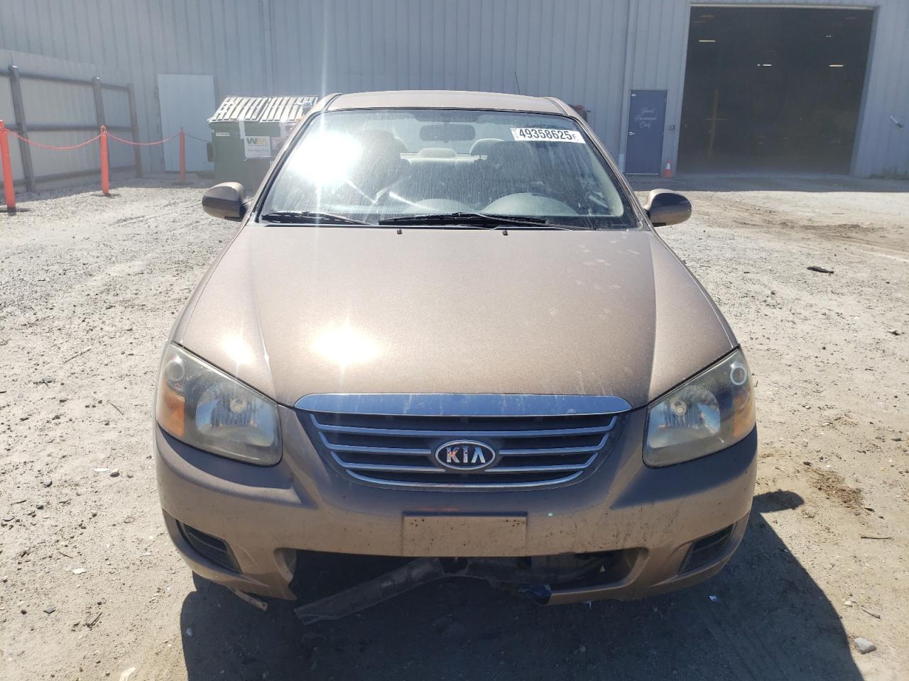 2009 KIA Spectra VIN KNAFE221095615271 Copart auction photo, front end damage thumbnail 5