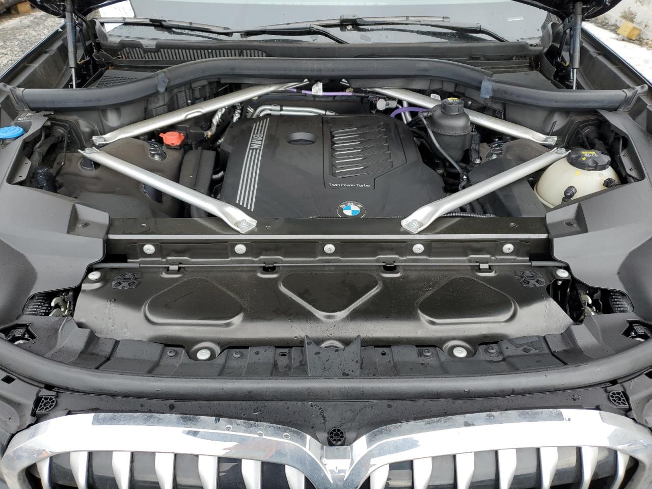 2022 BMW X7 VIN 5UXCW2C01N9M65763 Copart auction photo, front end / rear end damage thumbnail 12