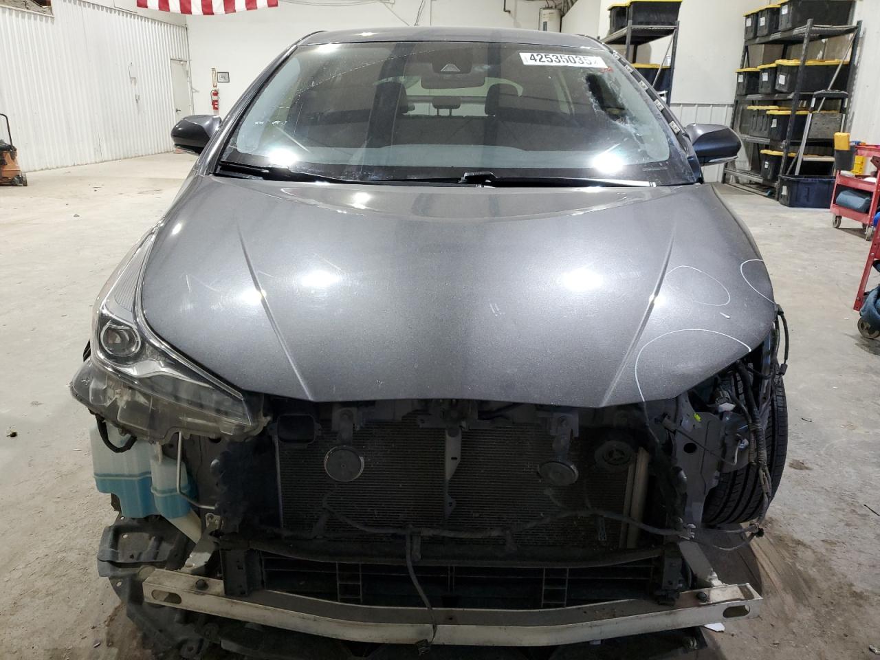 2020 Toyota Prius VIN JTDKARFU0L3107461 Copart auction photo, front end / side damage thumbnail 5